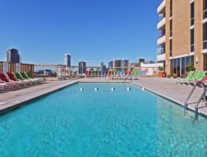 Rooftop pool for hotel sex parties in Dallas