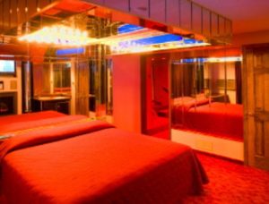 Room Interiors at Mon Chalet Sex-Positive Hotel in Denver