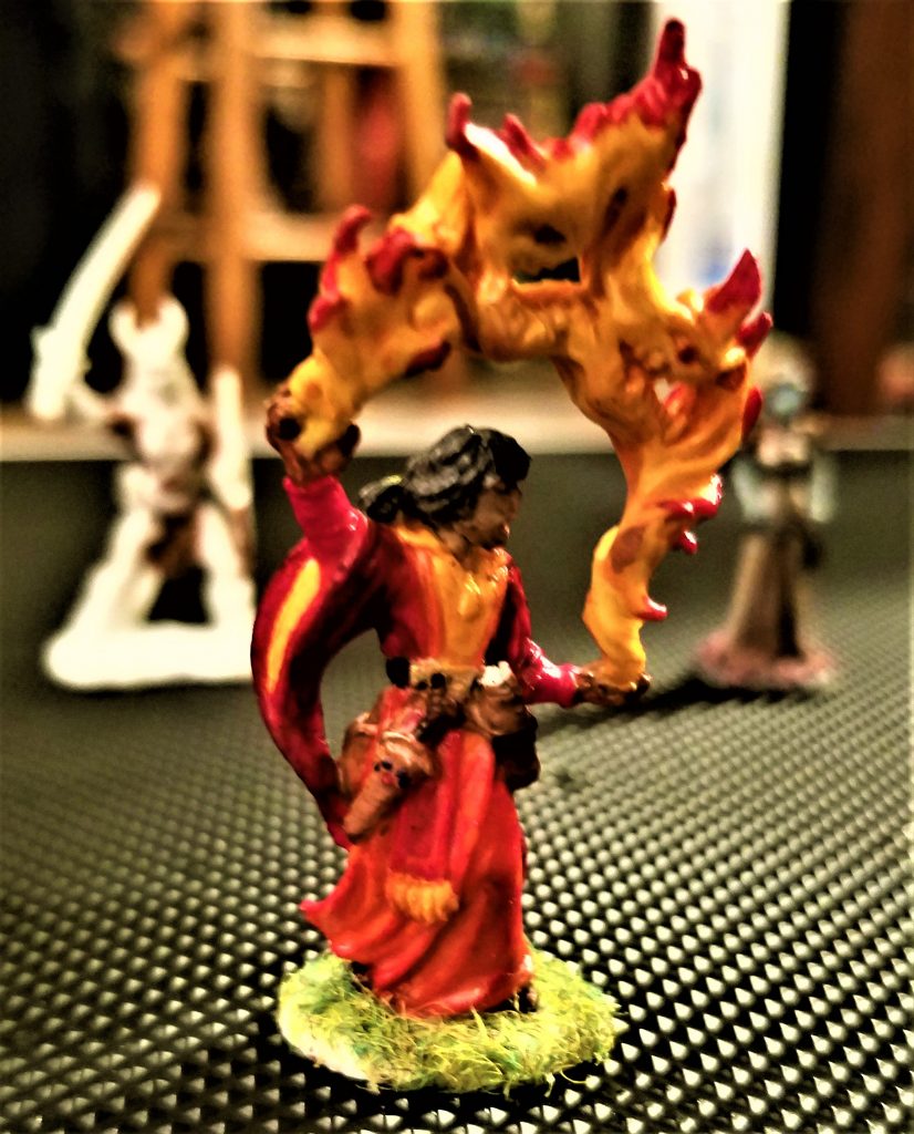 Hand painted miniature for Dungeons and Dragons