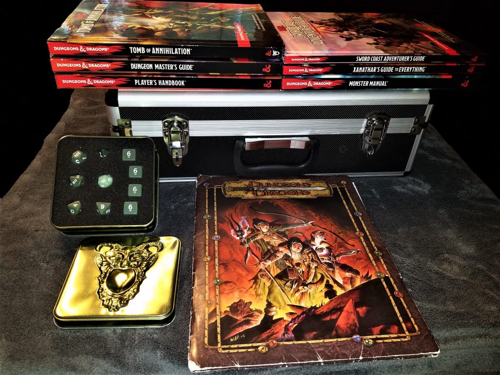 Dungeons and Dragons Kit and Books