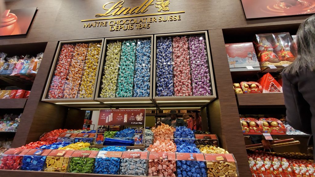 Lindt Chocolate store in Amsterdam