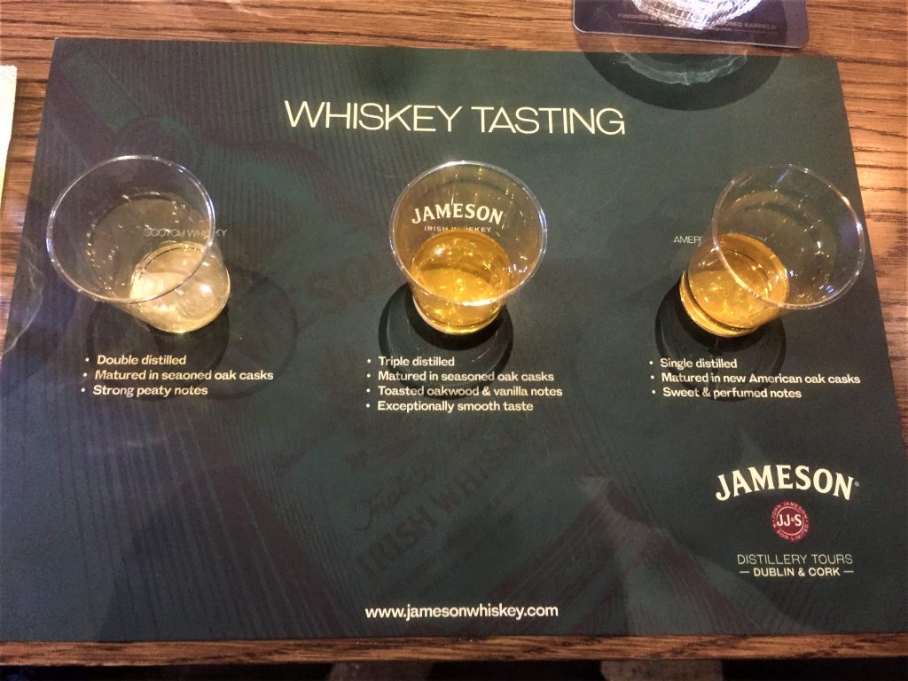 Select Whiskey Tasting at the Jameson Distillery