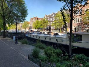 House boats in Amsterdam