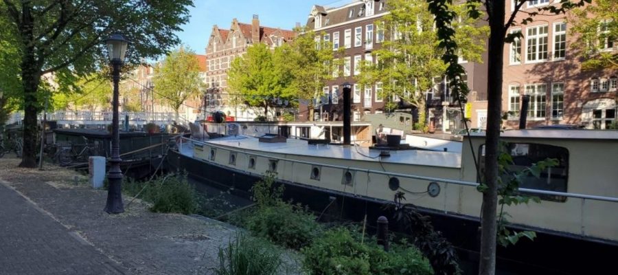 House boats in Amsterdam